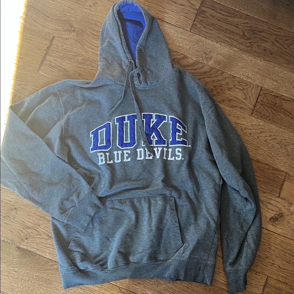 Gray Duke Blue Devils Hoodie